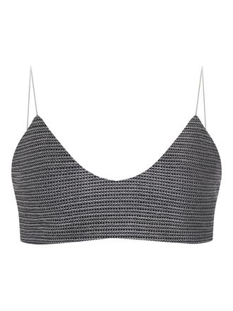 Gloria Coelho x Isabella Fiorentino top met kettingbandje - Zilver