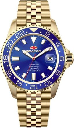 Seapro Grand Meridian Quartz Blue Dial Mens Watch SP4339