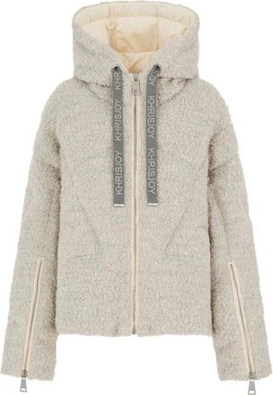 Khrisjoy Dames, Jassen, Beige, Maat: XS Katoen