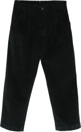 Nine In The Morning Pantaloni a coste con logo - Nero