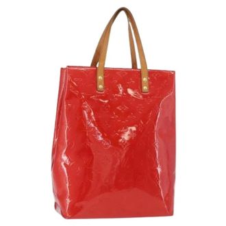 Louis Vuitton Pre-owned Tote Bags, female, Red, Size: ONE SIZE Pre-owned Vintage Patent Leather Tote Bag