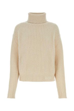 Gucci Beige Knitted Turtle Neck Sweater