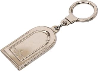 Louis Vuitton Pre-owned Zilveren Sleutelhanger - Dames - Vintage Accessoires - Grijs - ONE Size - Vintage