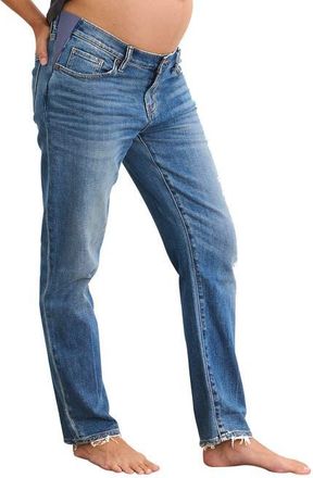 Hatch The Boyfriend Maternity Jean in Indigo at Nordstrom, Size 24