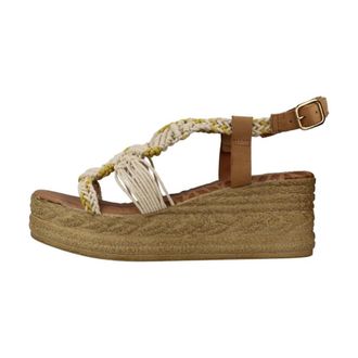 Mtng Elegante Gesp Sluiting Sleehak Sandalen - Dames - Sleehakken - Beige - 40 EU - Schoenen