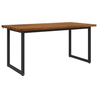 vidaXL Vidaxl Tavolo Da Pranzo Quadrato 160 X 70 X 75 Cm Naturale