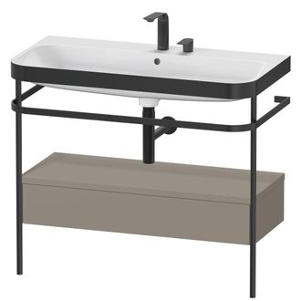 Duravit Duravit Happy D.2 Plus C-bonded Set Avec Console M&eacute;tallique Et