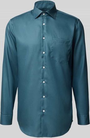 Seidensticker Regular Fit Business-Hemd mit Knopfleiste in Gruen, Größe 39