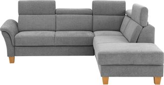 HOME AFFAIRE Ecksofa »Conville L-Form« Federkern, wahlweise mit Bettfunktion und Bettkasten bzw. Stauraum