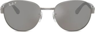 Ray-Ban round-frame sunglasses - unisex - Metal - 54 - Silver