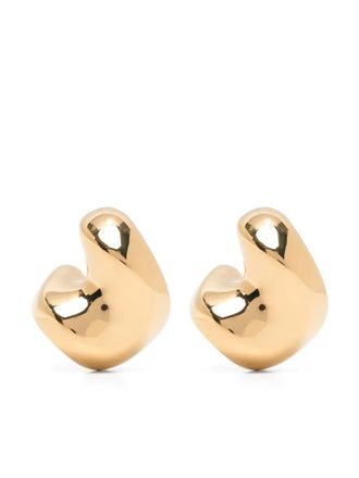 Maria Black Saddle medium earrings - Gold