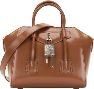 Givenchy Antigona Mini Shoulder Bag - female - Givenchy - Handbags - Brown - ONE SIZE - Bags