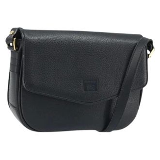 Burberry Pre-owned Cross Body Bags, female, Black, Size: ONE SIZE Pre-owned Vintage Shoulder Bag