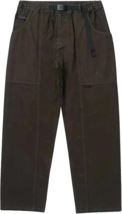 Gramicci Vintage Stijl Katoenen Broek - Heren - Straight fit broeken - Bruin - XL - Katoen - Broeken