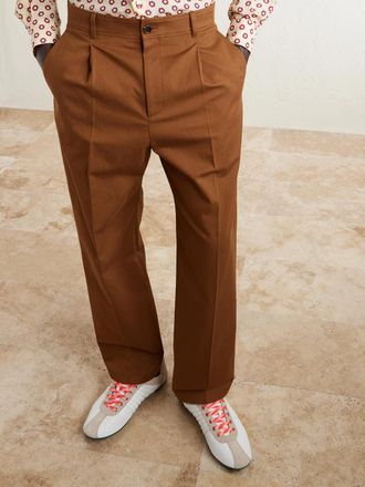 Valentino Garavani Suede-Trimmed Perforated Leather Sneakers