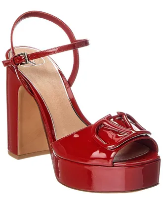 Valentino Vlogo 115 Patent Platform Sandal