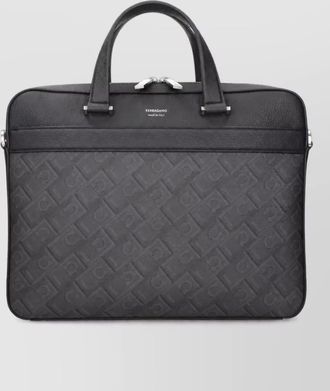 Ferragamo textile shoulder bag