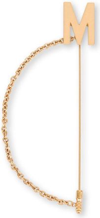 Moschino Spilla con logo - Oro