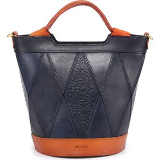 OLD TREND Primrose Leather Mini Tote in Navy at Nordstrom Rack