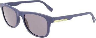 Lacoste Rectangle Color Block Zonnebril - unisex - Zonnebrillen - Blauw - 54 MM - Accessoires