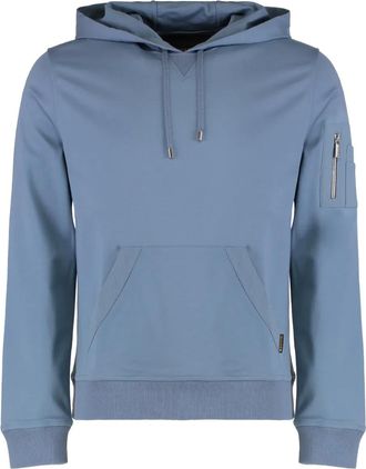 Moorer Felpa Bevis-JTC con cappuccio - Blu