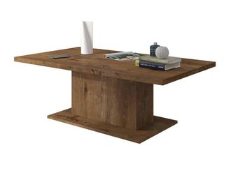 Mirjan24 Mobilier1 - Mesa De Centro Tucson 148, Roble De Lefkada, 43x60x110cm, Di&aacute;metro: 0, Aglomerado Laminado, Angular