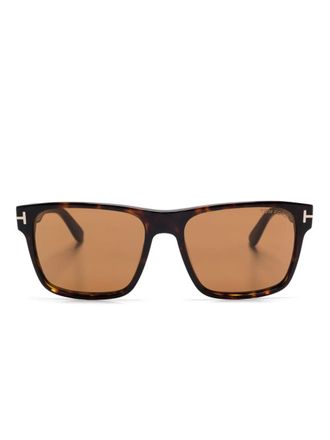 Tom Ford Eyewear Zonnebril met vierkant montuur - Bruin