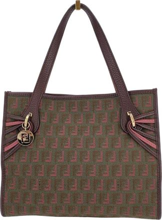 Fendi Fendi Multicolor Zucchino Canvas Tote (Authentic Pre-Loved)