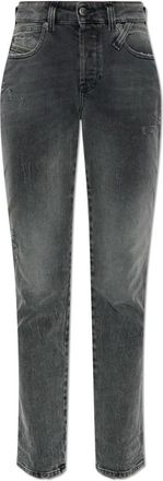 Diesel 1992 D-Jiann-Rs Jeans - Dames - Cropped Jeans - Grijs - W26 L30 - Katoen - Jeans