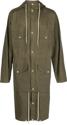 Gucci Parka met Capuchon - Heren - Parka Jassen - Groen - 2XL - Katoen - Jassen