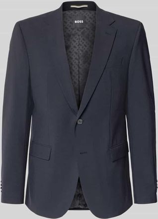 HUGO BOSS Regular Fit Anzugsakko aus Schurwoll-Mix Modell H-Jasper-MM-C-NF in Blau, Gr&ouml;&szlig;e 106