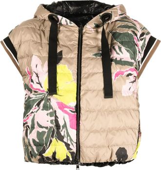 Herno reversible down gilet - women - Polyamide/Polyester/Feather Down - 42 - Neutrals