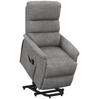 HOMCOM Sill&oacute;n levanta personas 64x90x96 cm gris