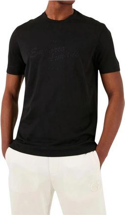 Emporio Armani T-shirt - Heren - T-shirts - Zwart - 2XL - Tops
