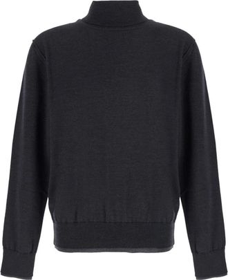 Mauro Grifoni Jersey de cuello alto - Knitwear - Hombre - Gris - XL