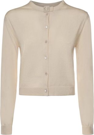 Courr&egrave;ges Cardigans - Dames - Vesten - Beige - S - Truien & Vesten