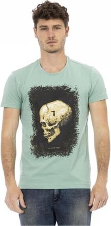 Trussardi Korte Mouw Ronde Hals T-shirt - Heren - T-shirts - Groen - 2XL - Tops