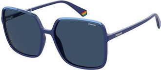 Polaroid PLD 6128/S PJP/C3 Womens Sunglasses Blue Size 59