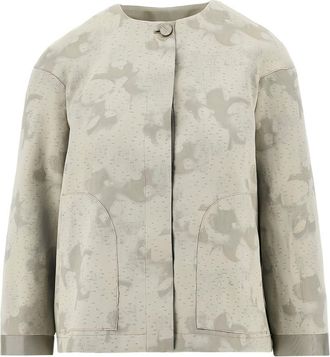 Emporio Armani Womens Crewneck Jacket
