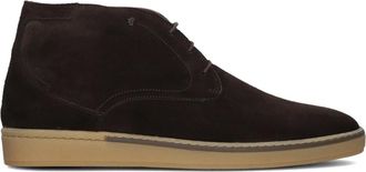 Van Bommel Schoenen, Heren, Bruin, 46 EU, Wol, Bruine Leren Stijlvolle Laarzen voor Mannen