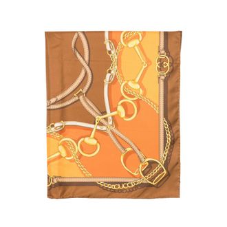 Gucci Horsebit Chain-print Scarf
