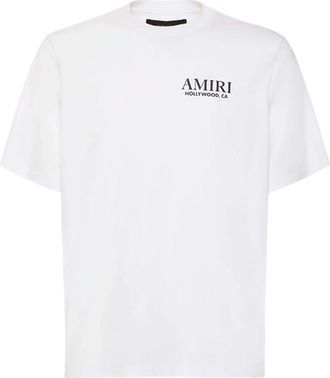 Amiri Bones Stacked T-shirt - Heren - T-shirts - Wit - 2XL - Katoen - Tops