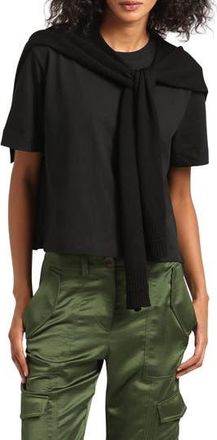 Derek Lam Wool Blend Shrug in Black at Nordstrom Rack