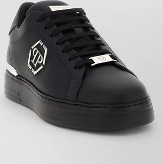 Philipp Plein leather low-top sneakers