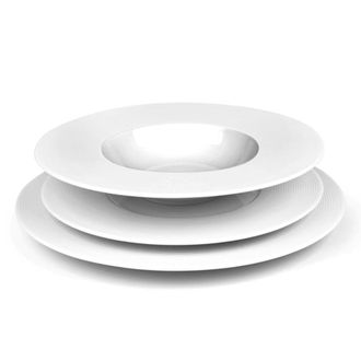 Medard De Noblat Vajilla de 18 piezas Porcelena Blanco