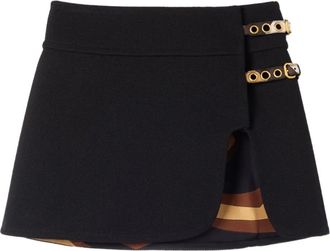 Pucci Minigonna con fibbia - Nero