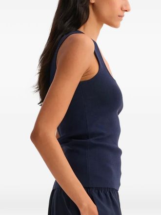 R&oacute;he square-neck sleeveless top - Blue