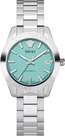 Versace Greca Classic Watch - Dames - Horloges - Grijs - ONE Size - Accessoires