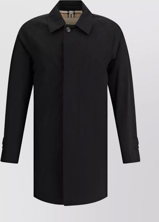 Burberry cotton camden coat back vent