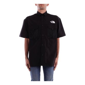 The North Face Heren, Overhemden, Zwart, Maat: S Nylon